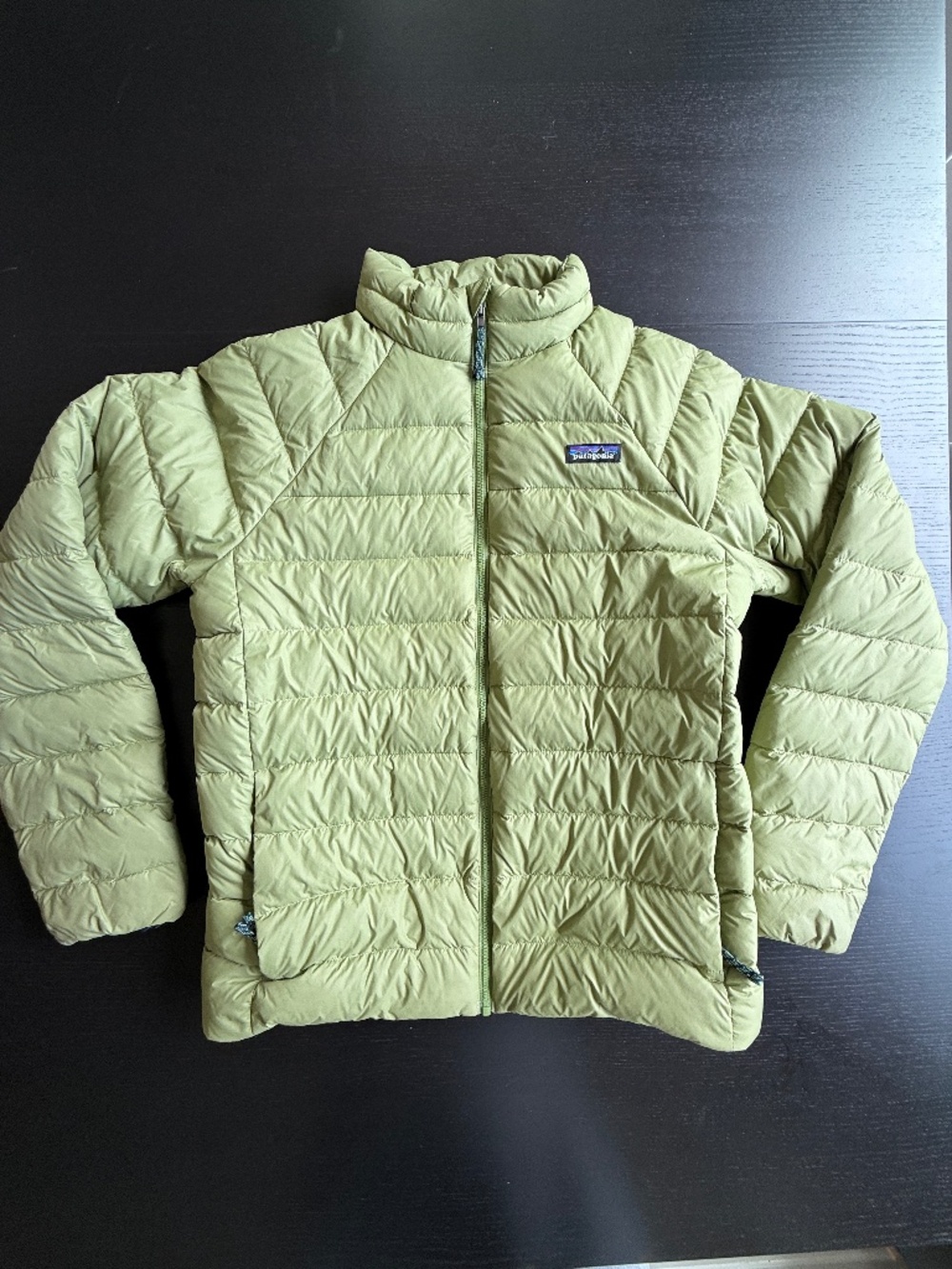 Patagonia Kids XXL 16-18 Down Sweater Jacket Green Puffer Youth Unisex